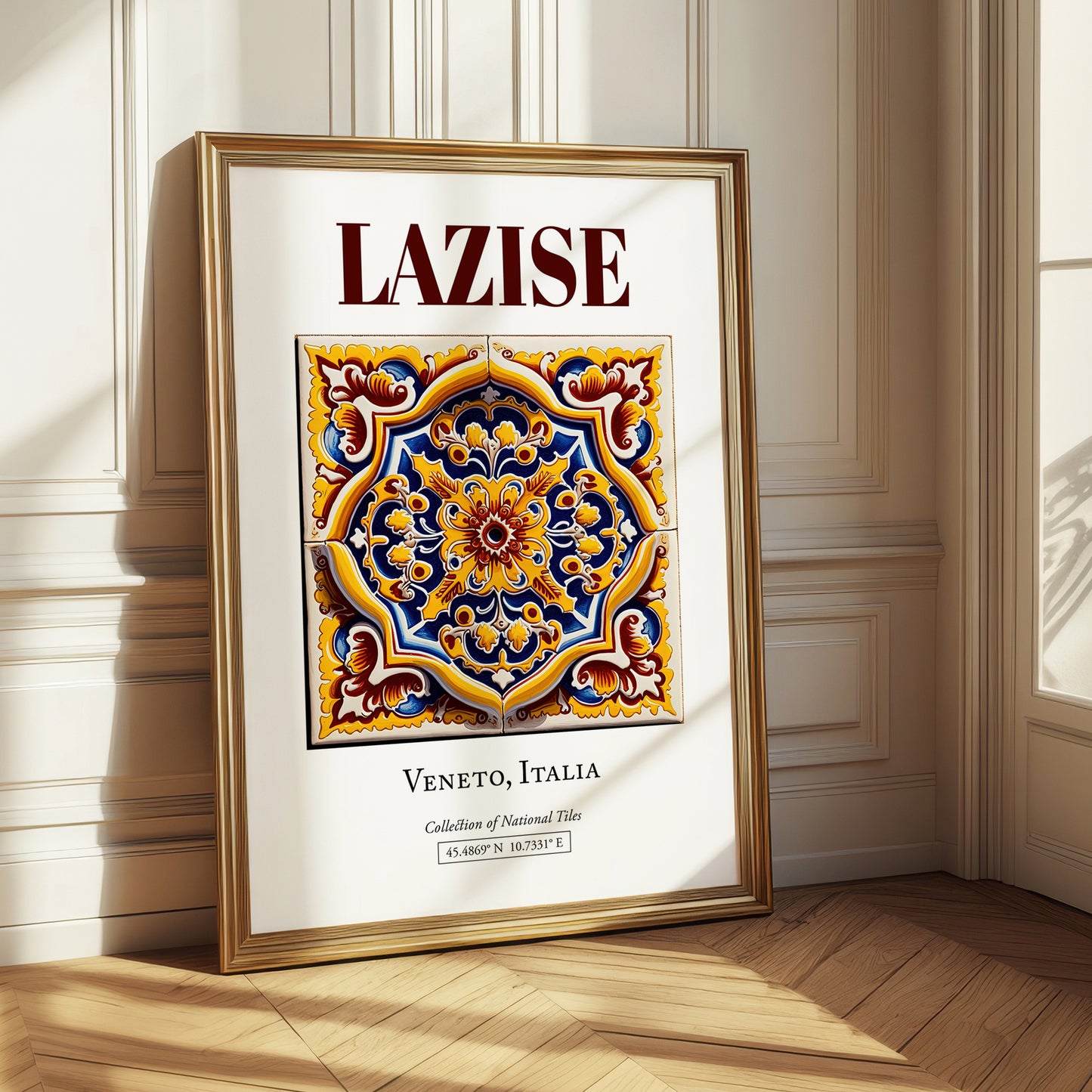 Lazise, Italy – Travel Print, styled in a charming Paris street view