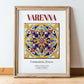 Varenna, Italy – Travel Print, in wooden frame leaning on the floor