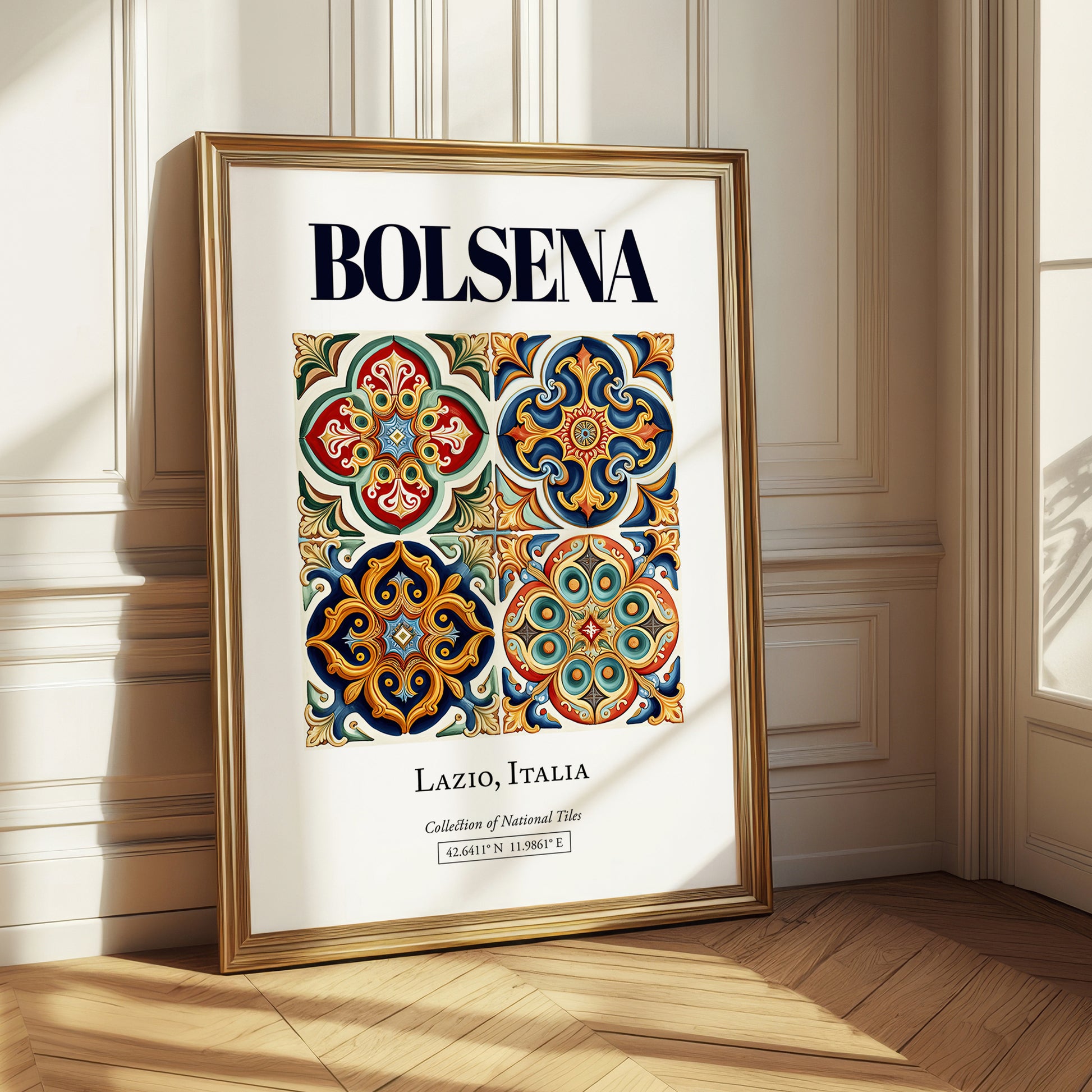 Bolsena, Italy – Travel Print, styled in a charming Paris street view