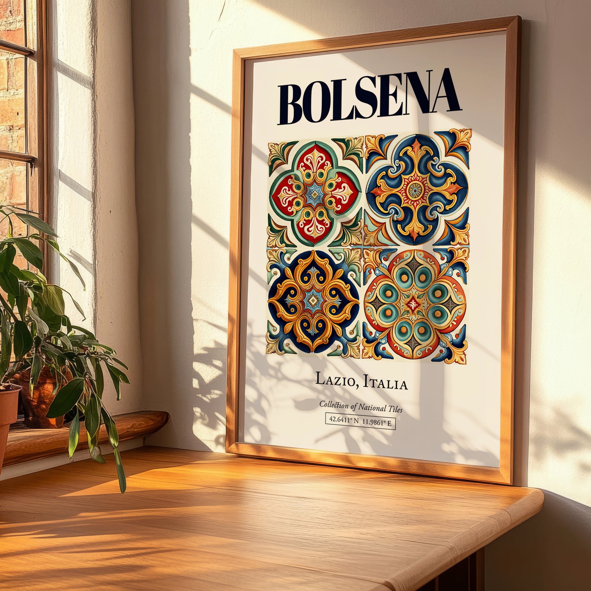 Bolsena, Italy – Travel Print, clean layout with no caption