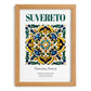 Suvereto, Italy – Travel Poster, set in oak frame