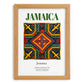 Jamaica, Jamaica – Travel Poster, set in oak frame