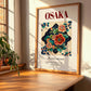 Osaka, Japan – Travel Wall Art, clean layout with no caption