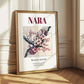 Nara, Japan – Wanderlust-Inspired Poster, styled in a charming Paris street view