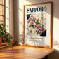 Sapporo, Japan – Global Cities Wall Print, clean layout with no caption
