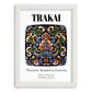 Trakai, Lithuania – Travel Poster, placed in minimal white frame
