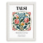 Talsi, Latvia – Travel Destination Art, placed in minimal white frame