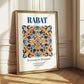 Rabat, Morocco – Travel Wall Art, styled in a charming Paris street view