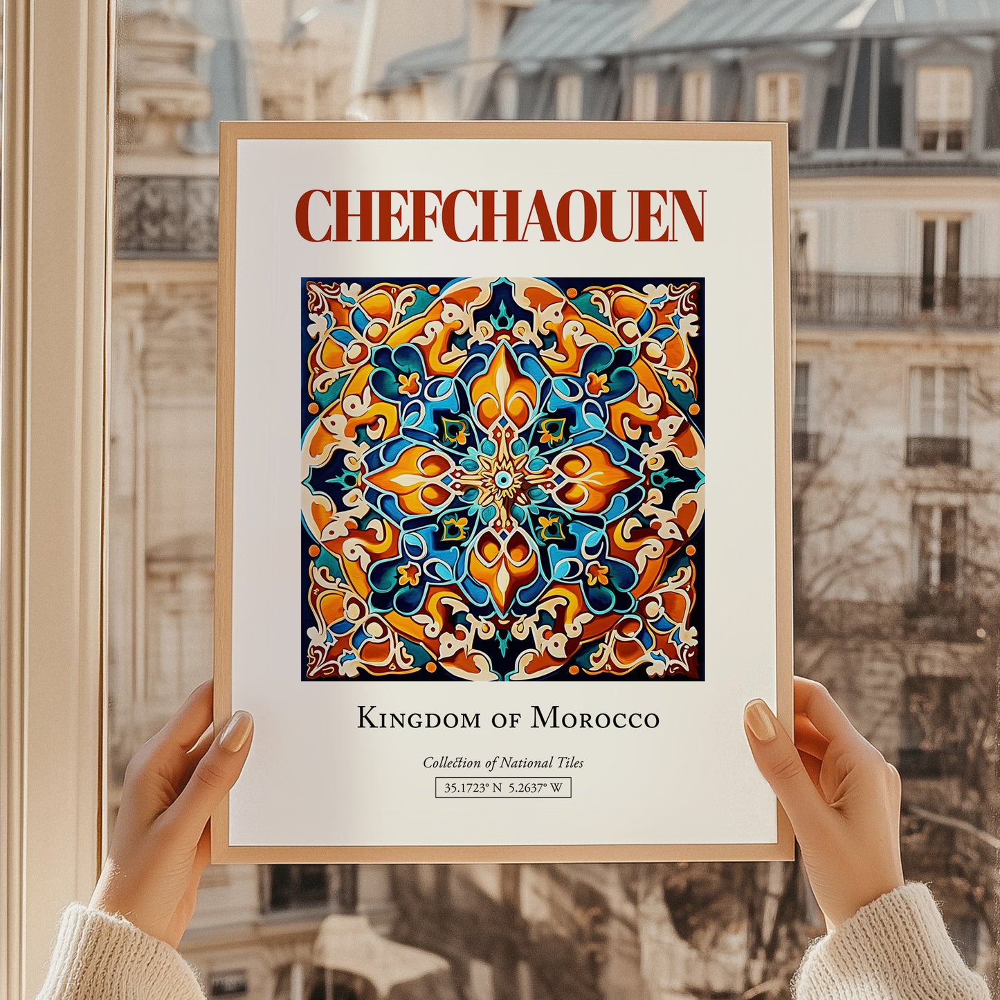 Chefchaouen, Morocco – Cityscape Wall Art