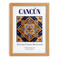 Cancún, Mexico – Travel Poster, set in oak frame