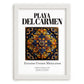Playa del Carmen, Mexico – Travel Print, placed in minimal white frame