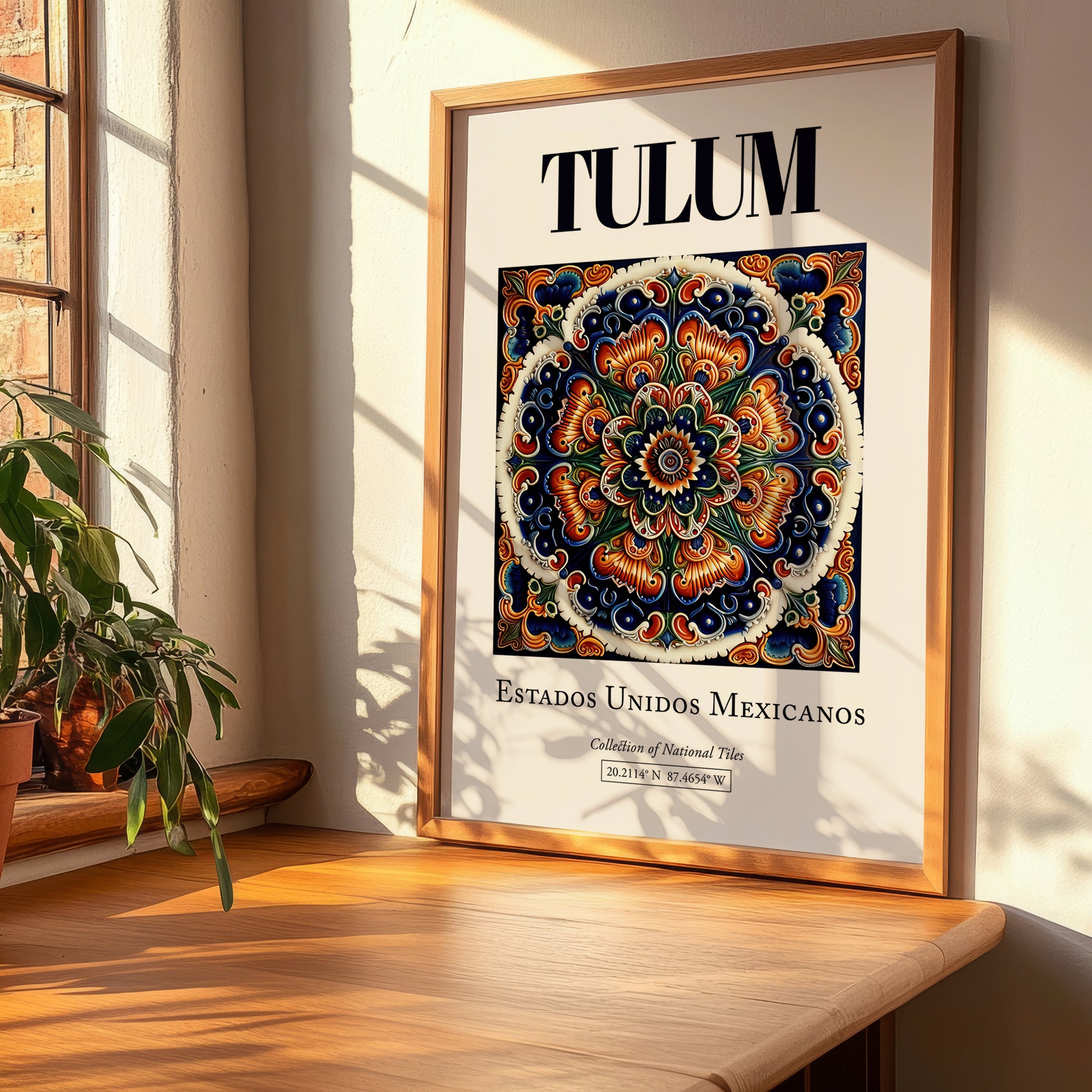 Tulum, Mexico – Travel Wall Decor, clean layout with no caption