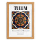 Tulum, Mexico – Travel Wall Decor, set in oak frame
