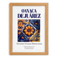 Oaxaca de Juárez, Mexico – Travel Print, set in oak frame