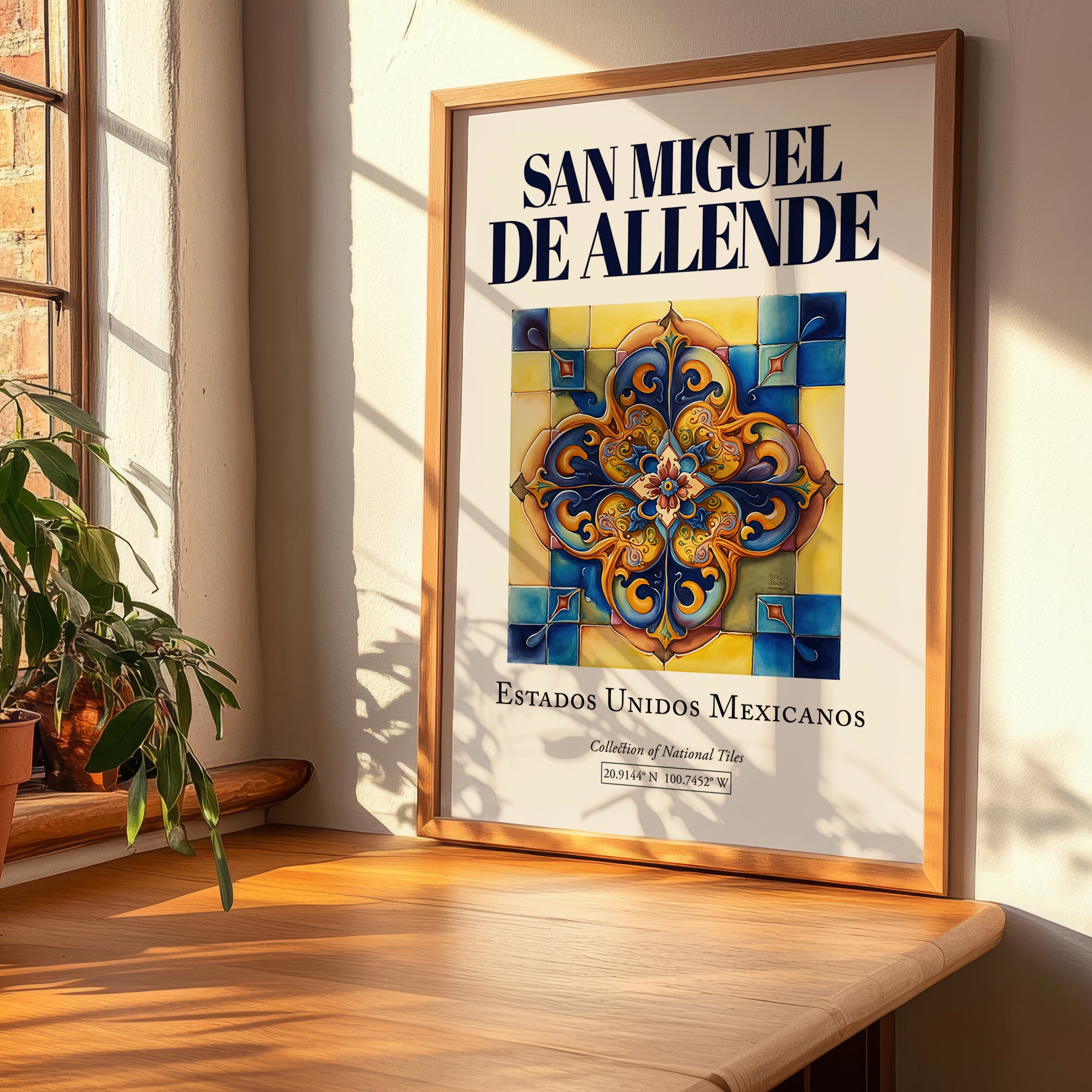 San Miguel de Allende, Mexico – National Pride Wall Decor, clean layout with no caption