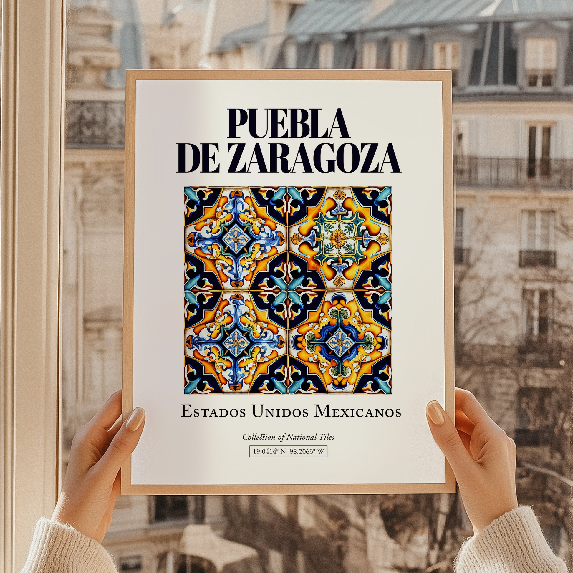 Puebla de Zaragoza, Mexico – Cultural Heritage Wall Art