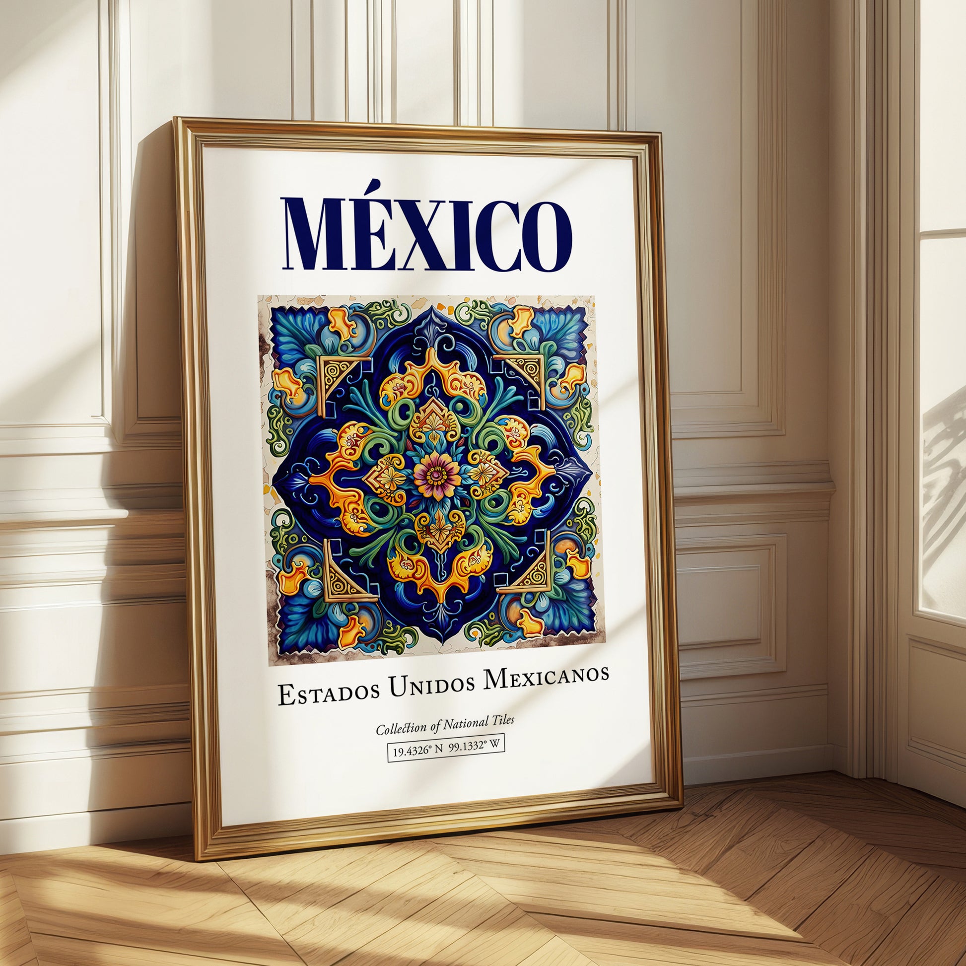 México, Mexico – Wanderlust-Inspired Poster, styled in a charming Paris street view