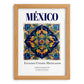 México, Mexico – Wanderlust-Inspired Poster, set in oak frame