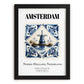Amsterdam, Netherlands – Travel Wall Decor, in sleek black frame