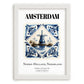 Amsterdam, Netherlands – Travel Wall Decor, placed in minimal white frame