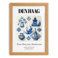 Den Haag, Netherlands – World Travel Art, set in oak frame