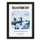 Maastricht, Netherlands – Travel Poster, in sleek black frame