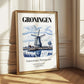 Groningen, Netherlands – Travel Poster, styled in a charming Paris street view