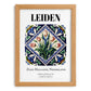 Leiden, Netherlands – Travel Print, set in oak frame