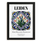 Leiden, Netherlands – Travel Print, in sleek black frame