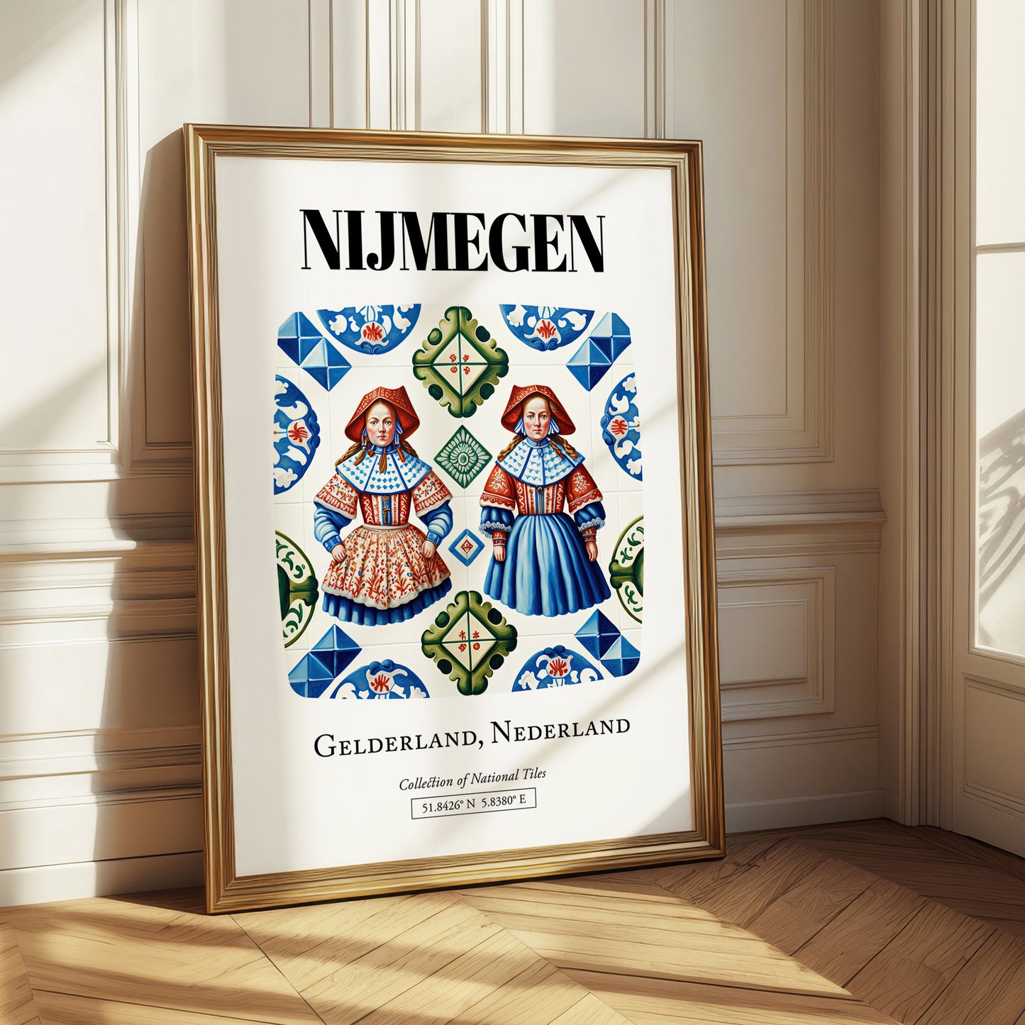Nijmegen, Netherlands – Travel Poster, styled in a charming Paris street view