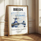 Breda, Netherlands – Travel Wall Decor, styled in a charming Paris street view