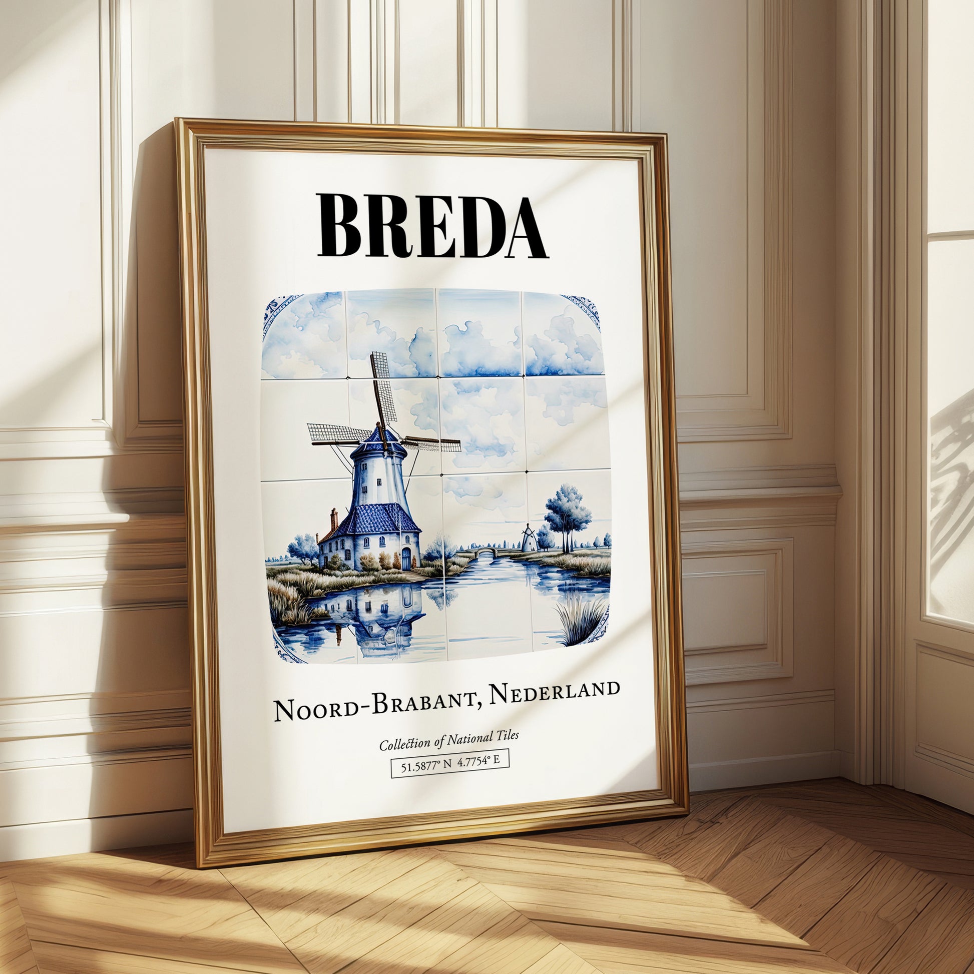 Breda, Netherlands – Travel Wall Decor, styled in a charming Paris street view