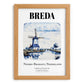 Breda, Netherlands – Travel Wall Decor, set in oak frame