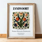 Zandvoort, Netherlands – Travel Wall Art, in wooden frame leaning on the floor