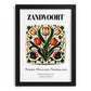 Zandvoort, Netherlands – Travel Wall Art, in sleek black frame