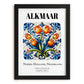 Alkmaar, Netherlands – Travel Destination Art, in sleek black frame