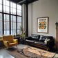 Dordrecht, Netherlands – Global Cities Wall Print, unframed on coastal sand