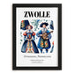 Zwolle, Netherlands – Wanderlust Wall Decor, in sleek black frame