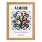 Almere, Netherlands – Travel Wall Decor, set in oak frame
