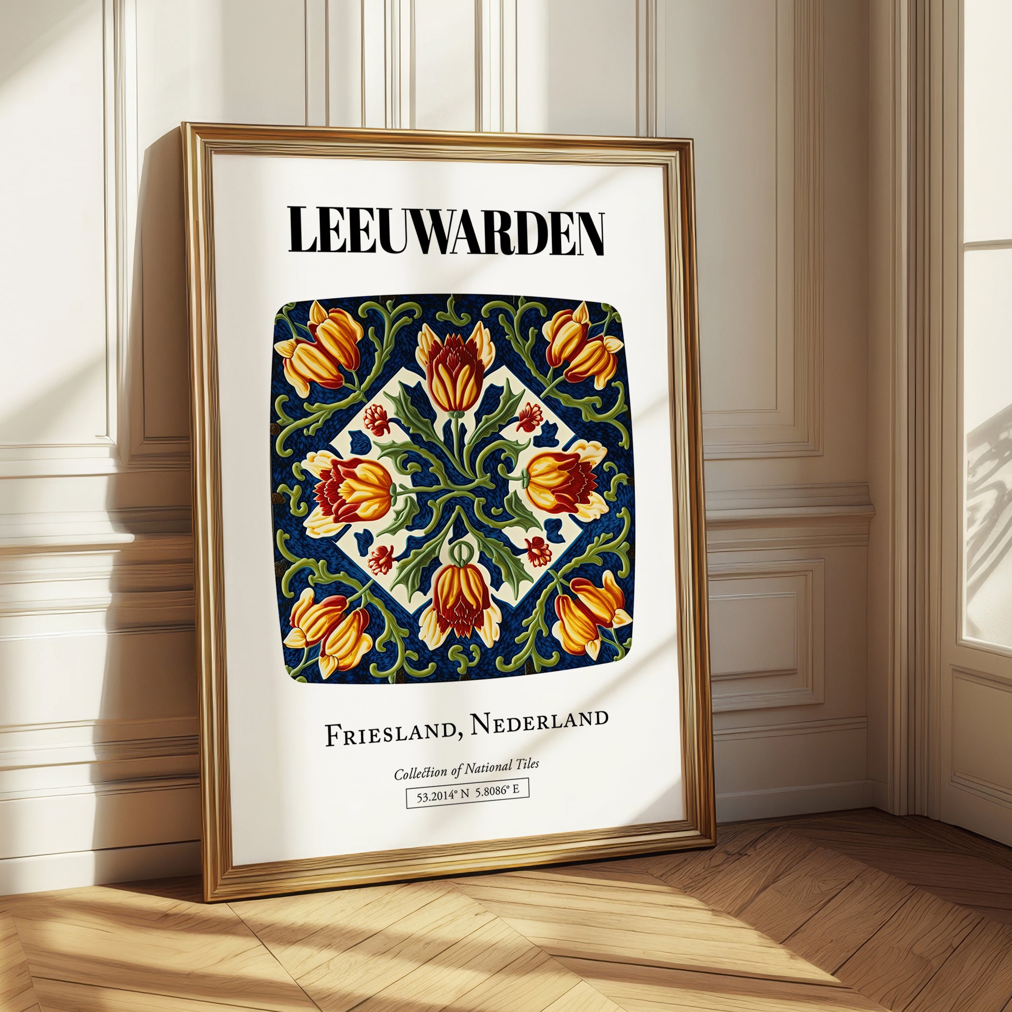 Leeuwarden, Netherlands – Wanderlust-Inspired Poster, styled in a charming Paris street view