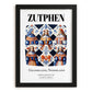 Zutphen, Netherlands – Travel Print, in sleek black frame