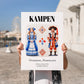 Kampen, Netherlands – Wanderlust-Inspired Poster, no-text version framed in wood
