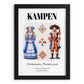 Kampen, Netherlands – Wanderlust-Inspired Poster, in sleek black frame