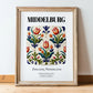 Middelburg, Netherlands – Travel Memories Wall Print, in wooden frame leaning on the floor