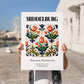 Middelburg, Netherlands – Travel Memories Wall Print, no-text version framed in wood