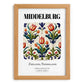 Middelburg, Netherlands – Travel Memories Wall Print, set in oak frame