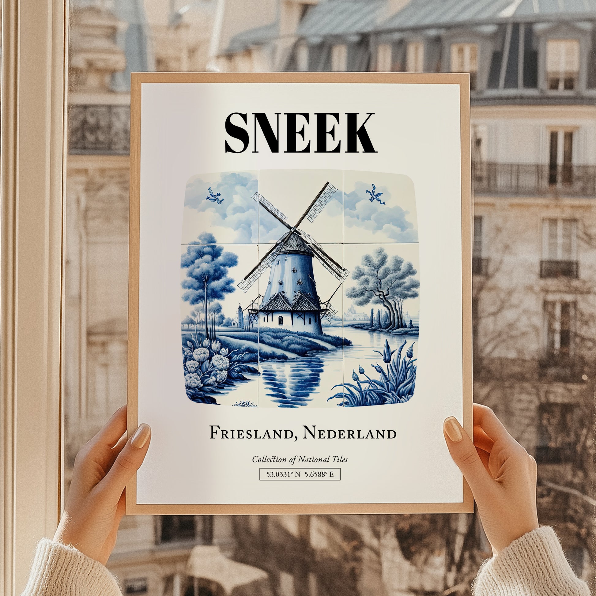 Sneek, Netherlands – Tourist Destination Poster