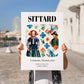 Sittard, Netherlands – National Pride Wall Decor, no-text version framed in wood