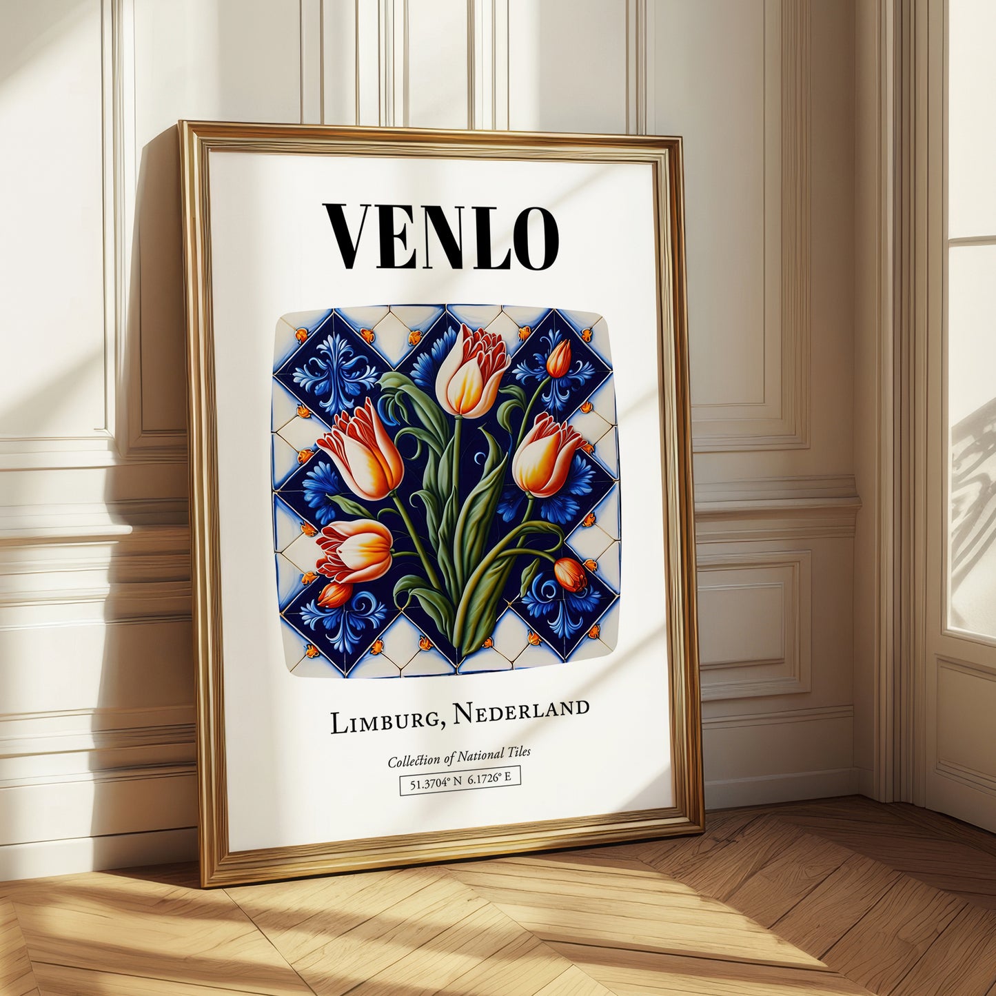 Venlo, Netherlands – Travel Print, styled in a charming Paris street view