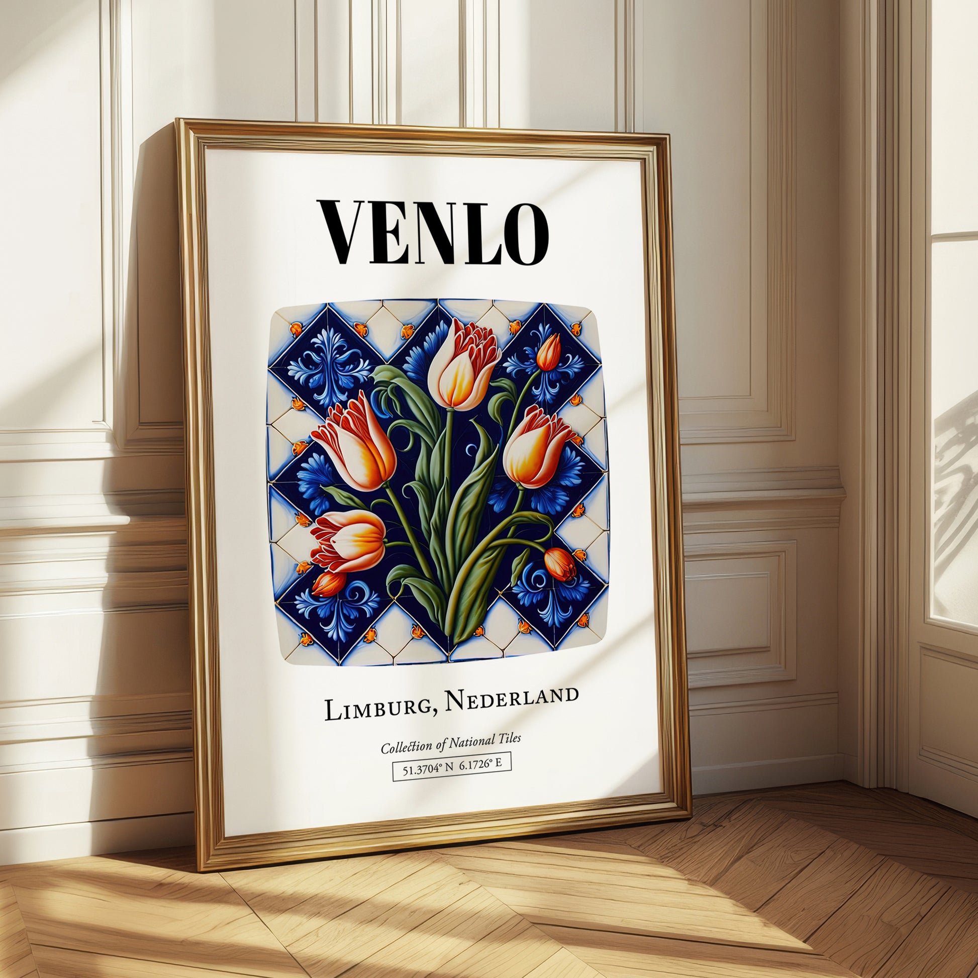 Venlo, Netherlands – Travel Print, styled in a charming Paris street view
